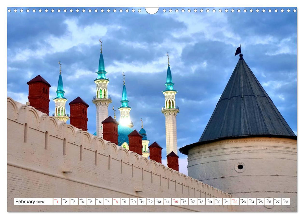 Magic Kazan - A fascinating city on the Volga River (CALVENDO Monthly Calendar 2026)