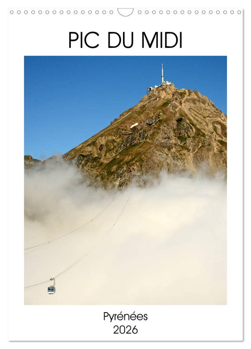 PIC DU MIDI Pyrénées (CALVENDO Calendrier mensuel 2026)
