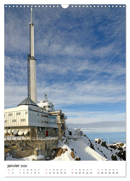 PIC DU MIDI Pyrénées (CALVENDO Calendrier mensuel 2026)
