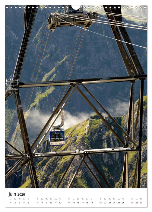 PIC DU MIDI Pyrénées (CALVENDO Calendrier mensuel 2026)