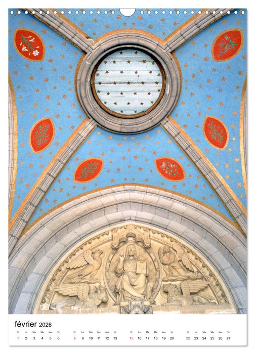 LOURDES Patrimoine (CALVENDO Calendrier mensuel 2026)