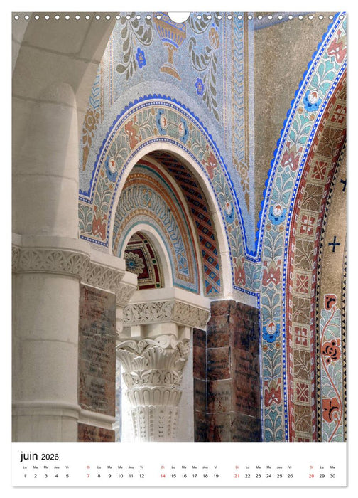 LOURDES Patrimoine (CALVENDO Calendrier mensuel 2026)