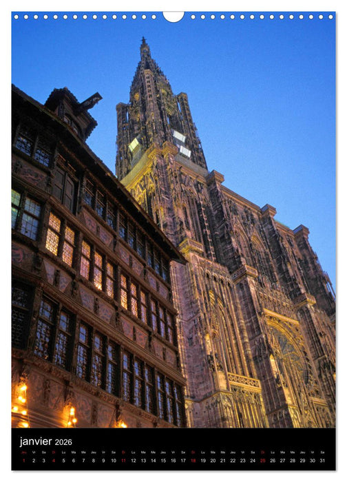 Collection Ville STRASBOURG (CALVENDO Calendrier mensuel 2026)