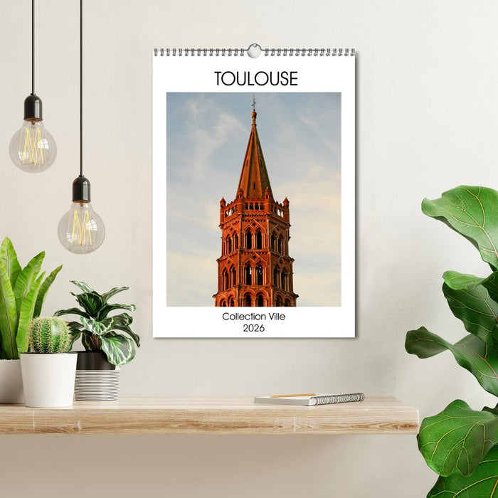 Collection Ville TOULOUSE (CALVENDO Calendrier mensuel 2026)