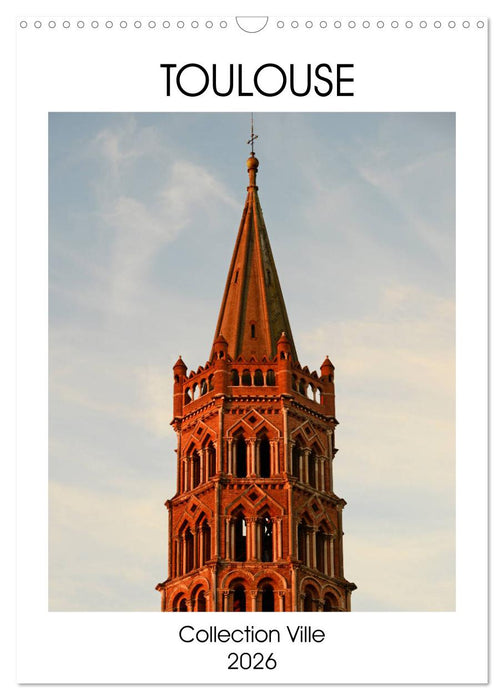Collection Ville TOULOUSE (CALVENDO Calendrier mensuel 2026)