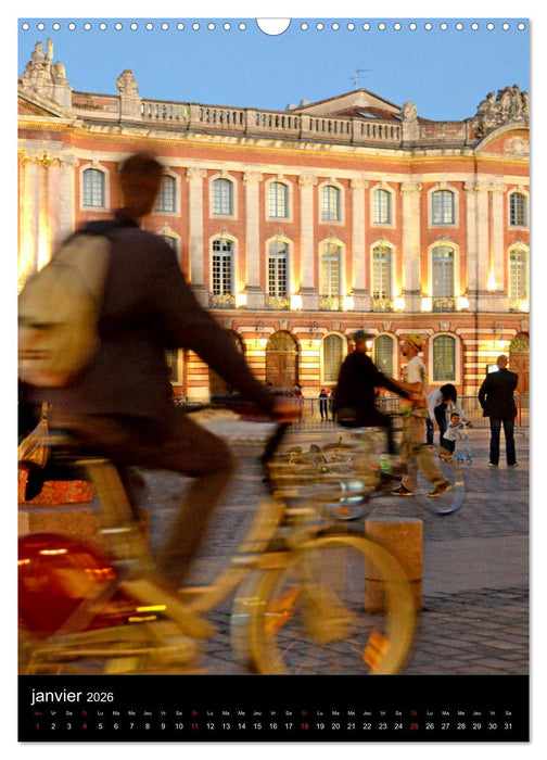 Collection Ville TOULOUSE (CALVENDO Calendrier mensuel 2026)