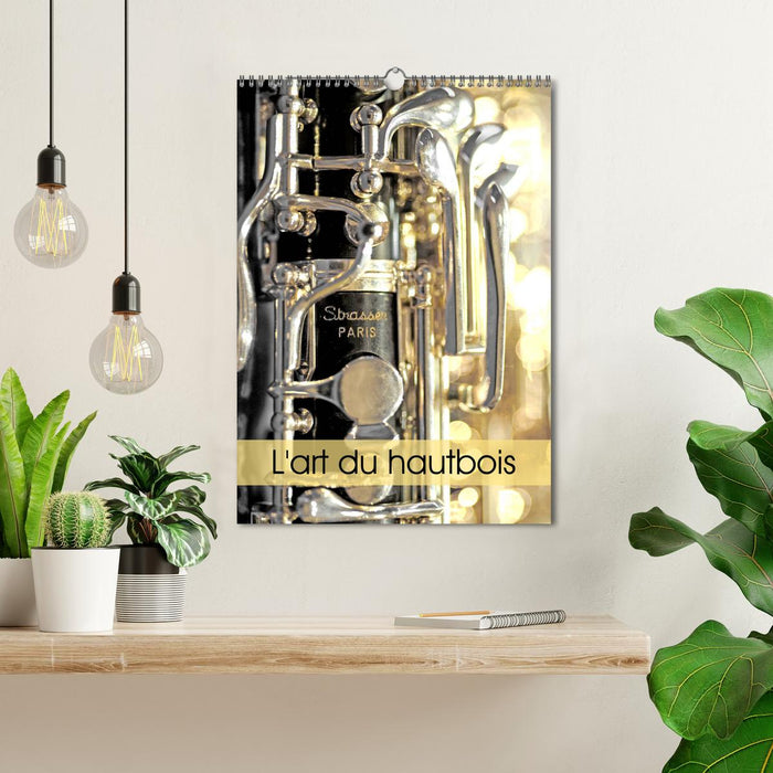 L'art du hautbois (CALVENDO Calendrier mensuel 2026)