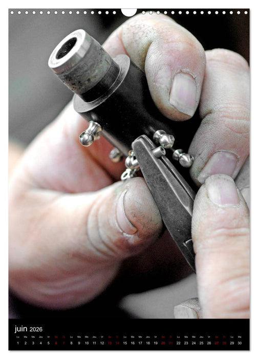 L'art du hautbois (CALVENDO Calendrier mensuel 2026)