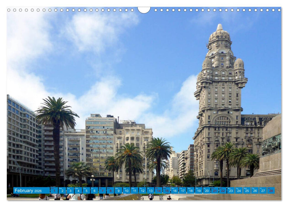Uruguay - Land of the gauchos (CALVENDO Monthly Calendar 2026)