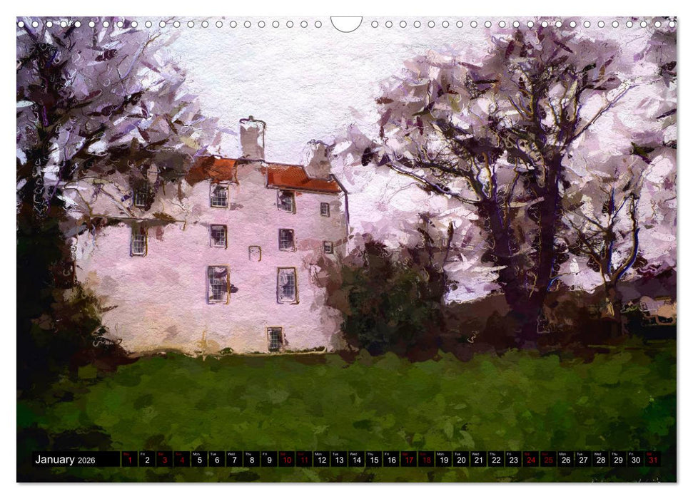 Castles of Scotland (CALVENDO Monthly Calendar 2026)