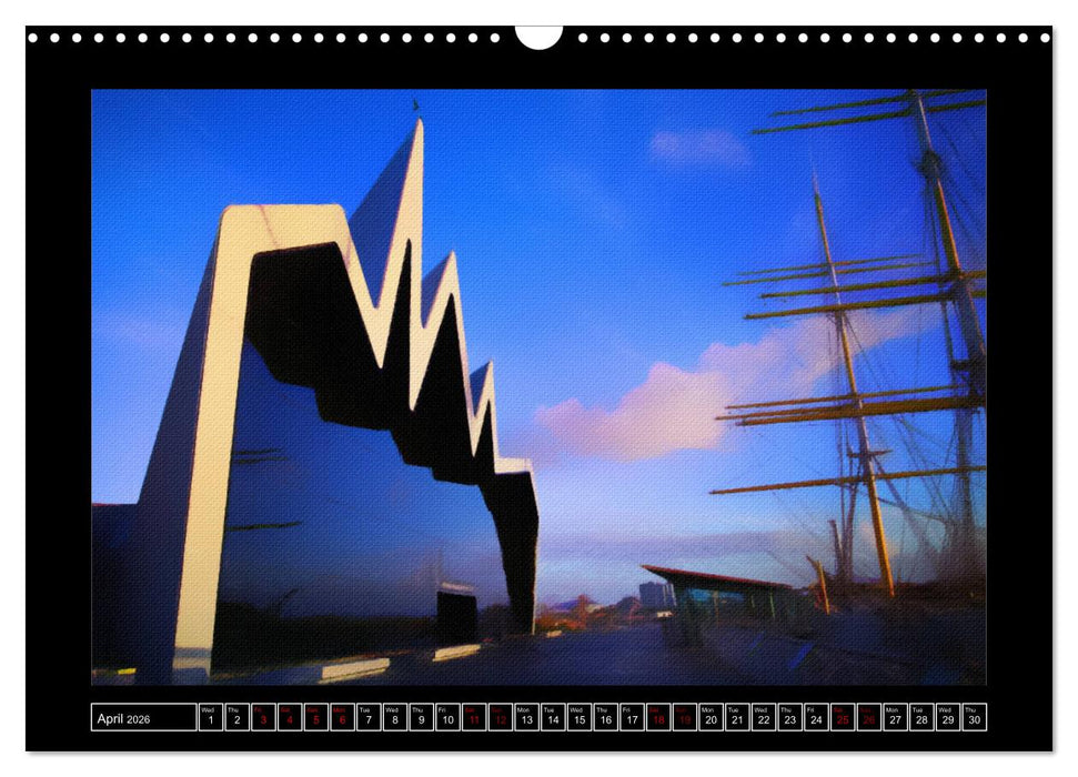 Glasgow (CALVENDO Monthly Calendar 2026)