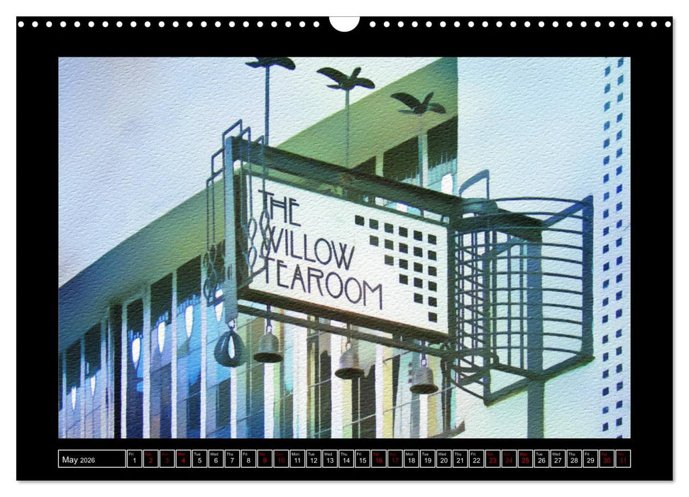 Glasgow (CALVENDO Monthly Calendar 2026)