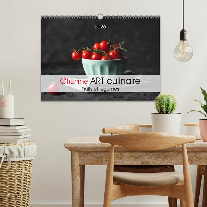 Charme ART culinaire (CALVENDO Calendrier mensuel 2026)