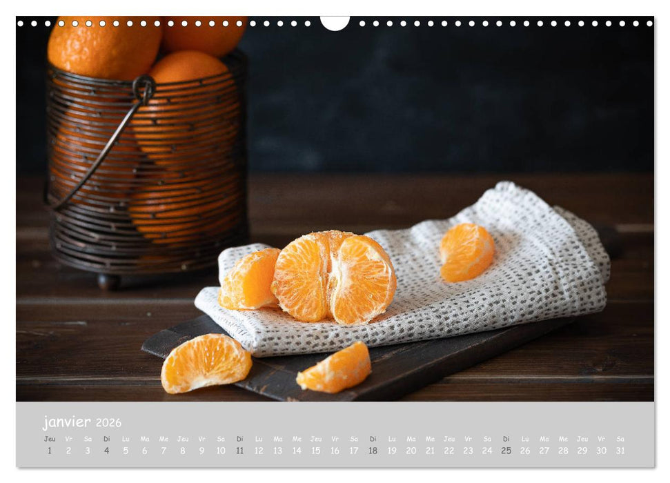 Charme ART culinaire (CALVENDO Calendrier mensuel 2026)