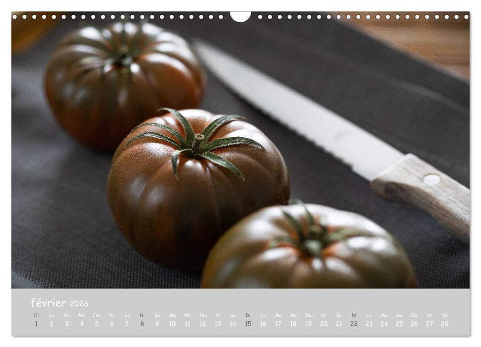 Charme ART culinaire (CALVENDO Calendrier mensuel 2026)