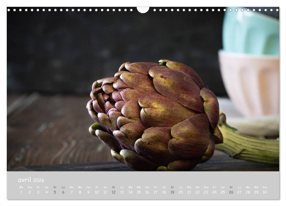 Charme ART culinaire (CALVENDO Calendrier mensuel 2026)