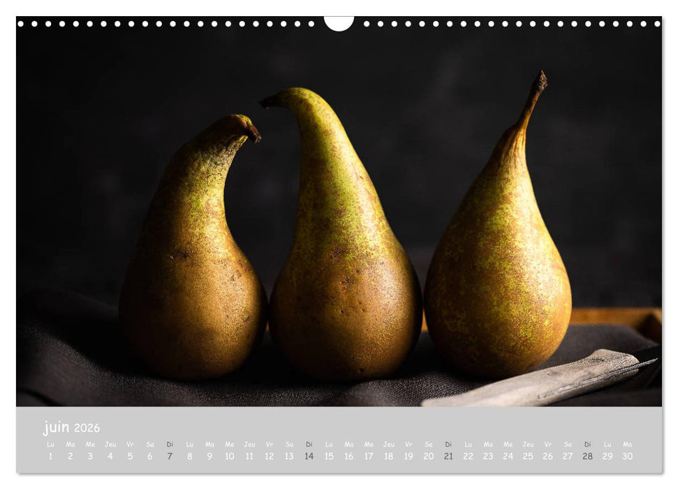 Charme ART culinaire (CALVENDO Calendrier mensuel 2026)