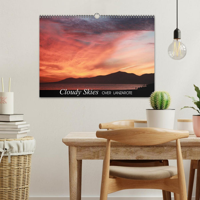 Cloudy skies over Lanzarote (CALVENDO Monthly Calendar 2026)