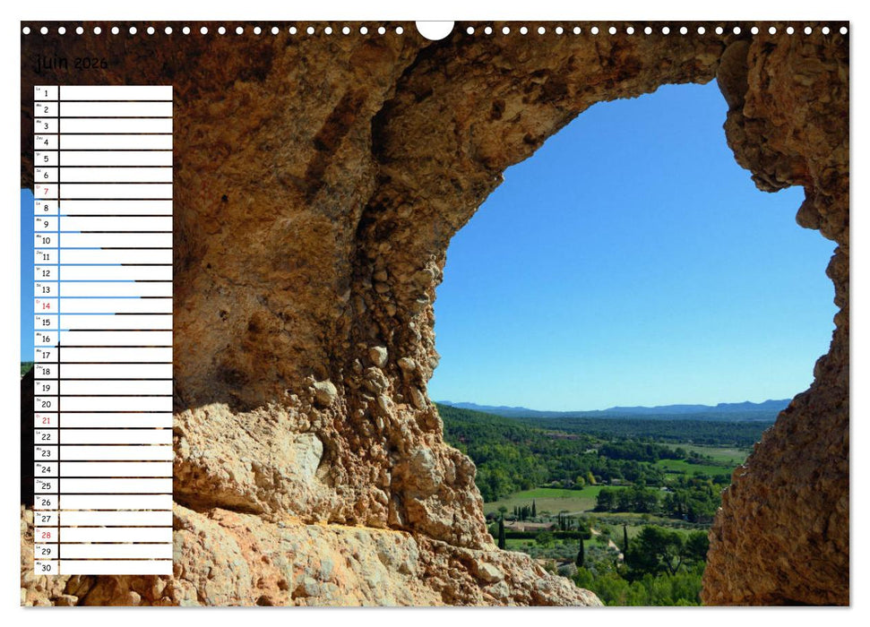 La Montagne Sainte-Victoire – dans les pas de Cézanne (CALVENDO Calendrier mensuel 2026)