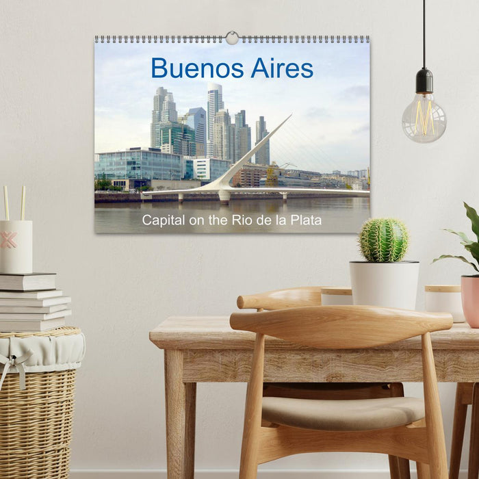 Buenos Aires - Capital on the Rio de la Plata (CALVENDO Monthly Calendar 2026)