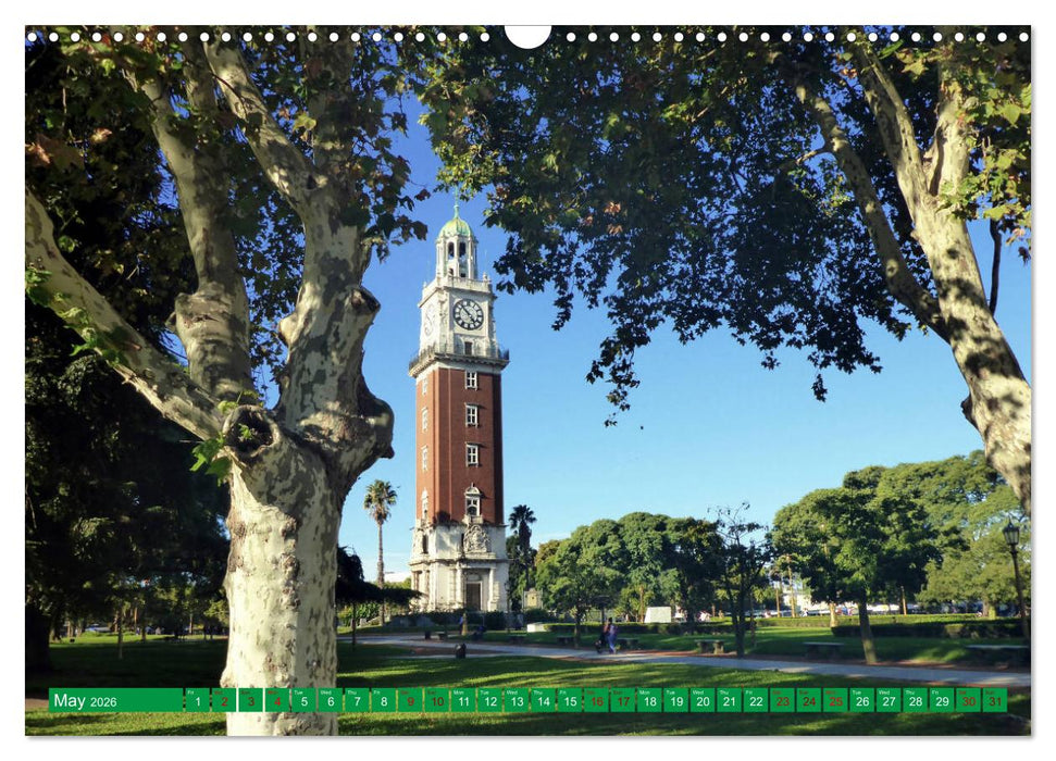 Buenos Aires - Capital on the Rio de la Plata (CALVENDO Monthly Calendar 2026)