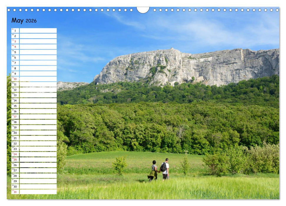 Mary Magdalene in Provence (CALVENDO Monthly Calendar 2026)