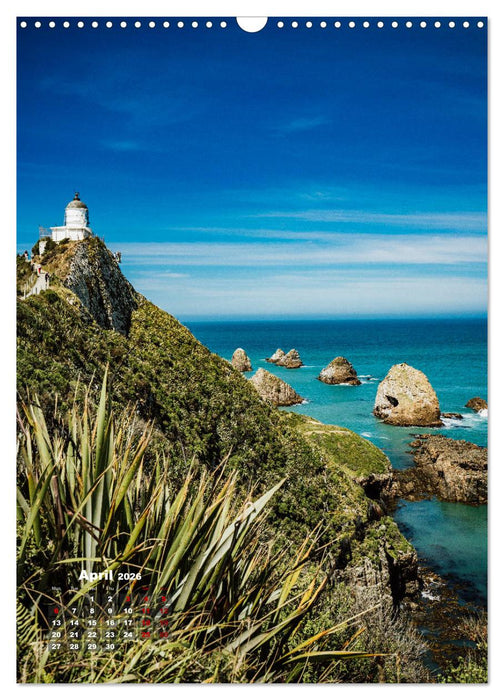 Discover New Zealand (CALVENDO Monthly Calendar 2026)