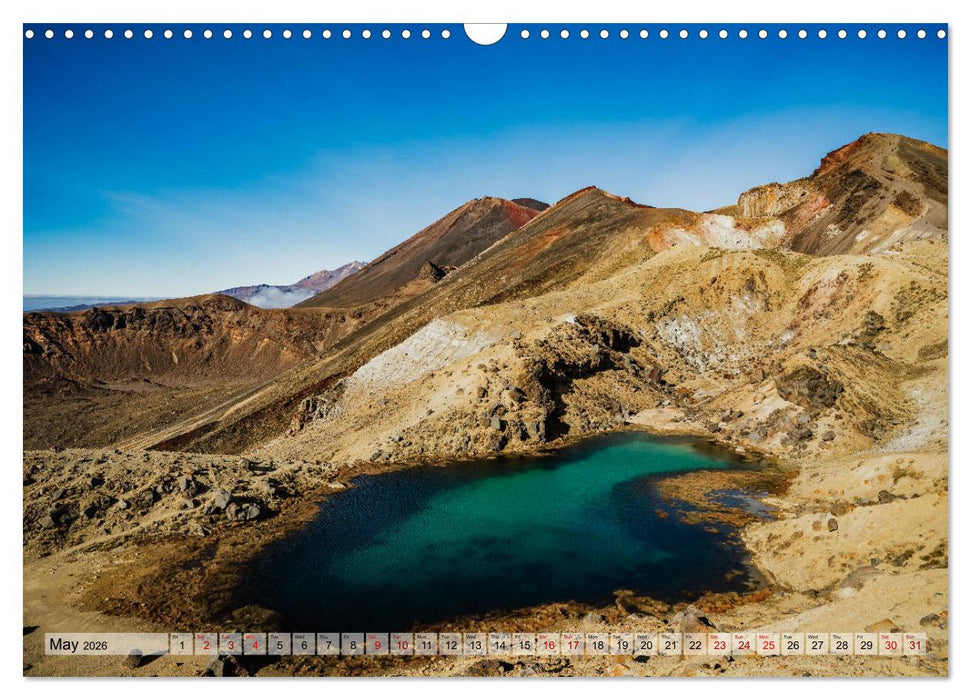 New Zealand - At the end of the world (CALVENDO Monthly Calendar 2026)