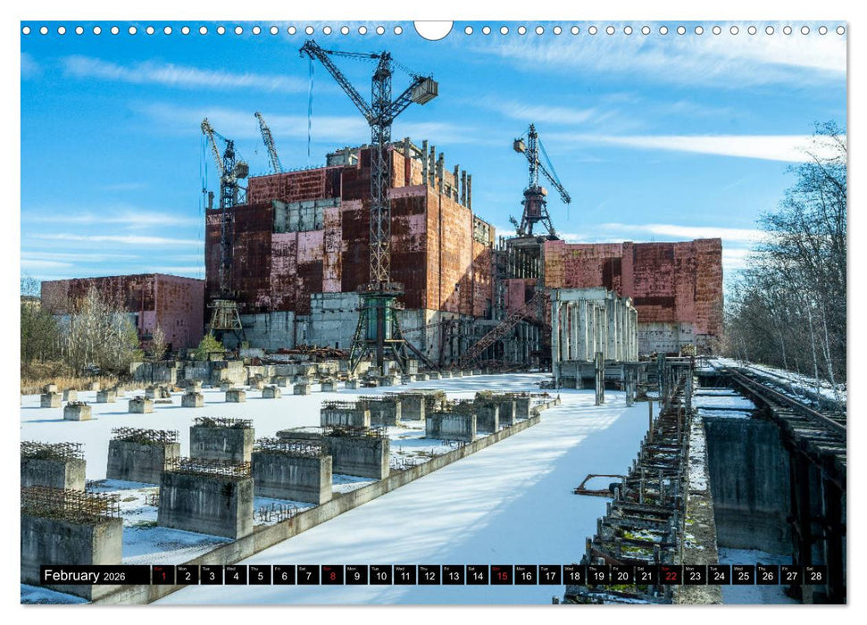 Chernobyl - The exclusion zone (CALVENDO Monthly Calendar 2026)