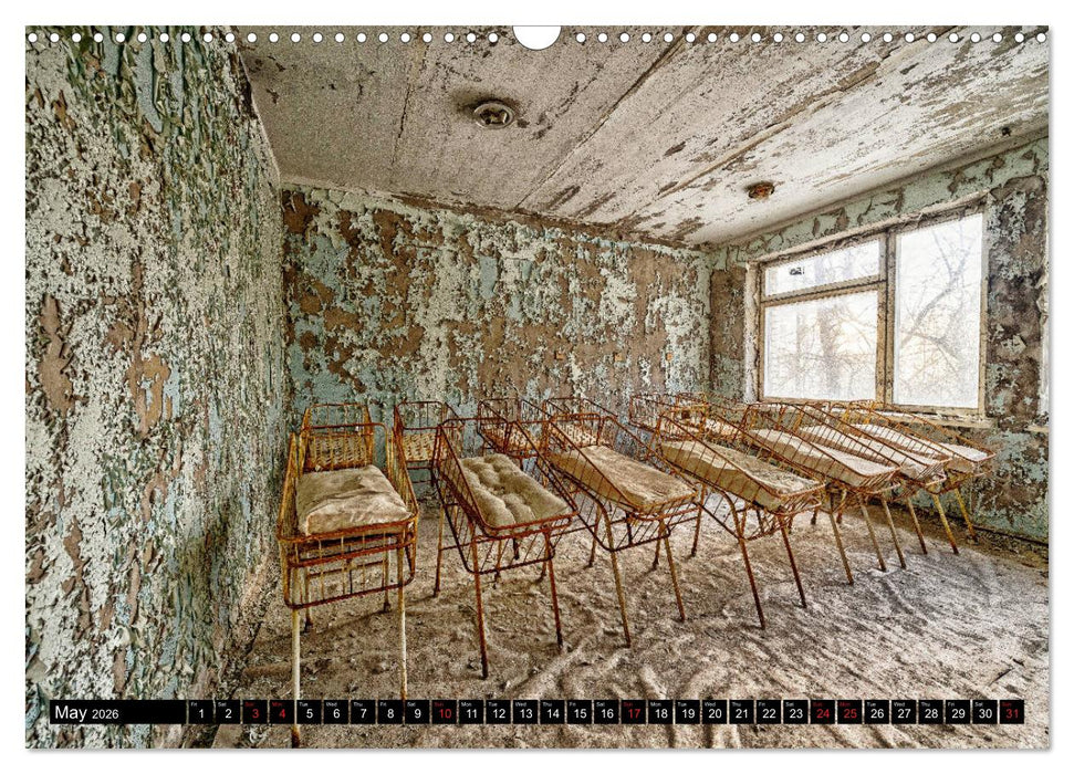 Chernobyl - The exclusion zone (CALVENDO Monthly Calendar 2026)