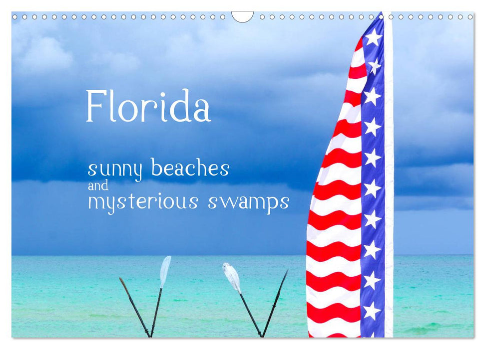 Florida – sunny beaches and mysterious swamps (CALVENDO Monthly Calendar 2026)