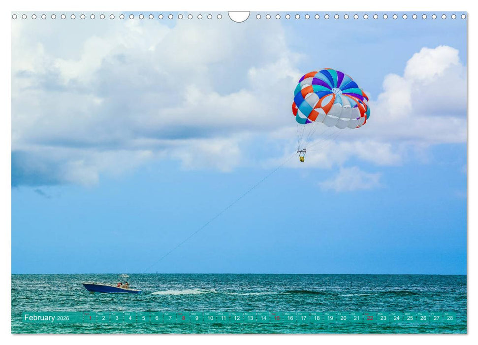 Florida – sunny beaches and mysterious swamps (CALVENDO Monthly Calendar 2026)