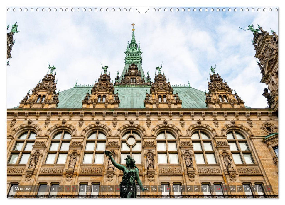 Hamburg perspectives (CALVENDO Monthly Calendar 2026)