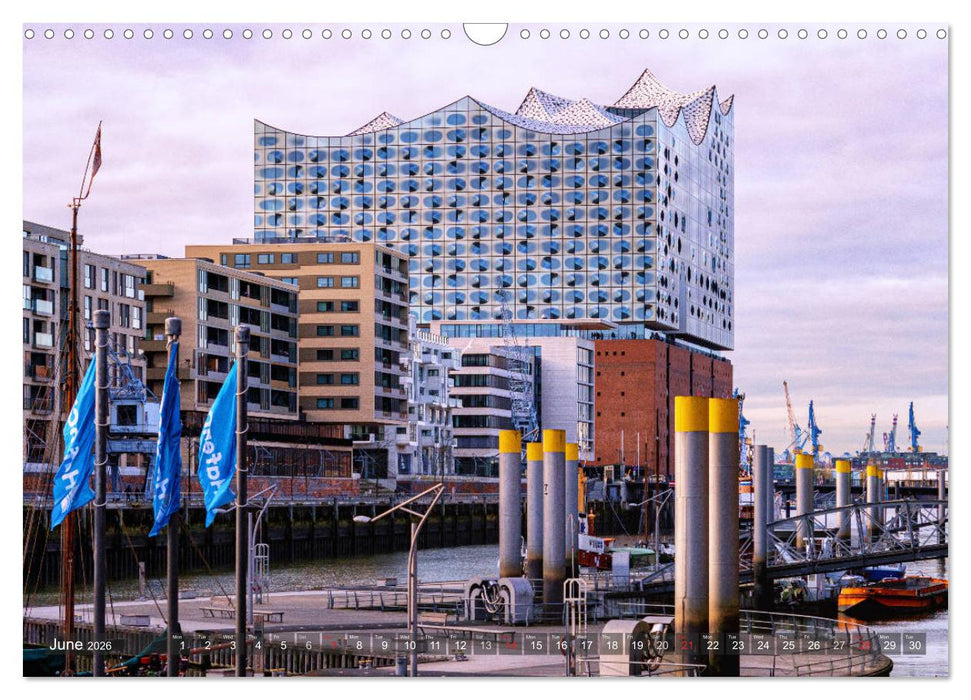 Hamburg perspectives (CALVENDO Monthly Calendar 2026)