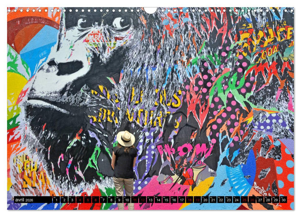 L'art des murs (CALVENDO Calendrier mensuel 2026)