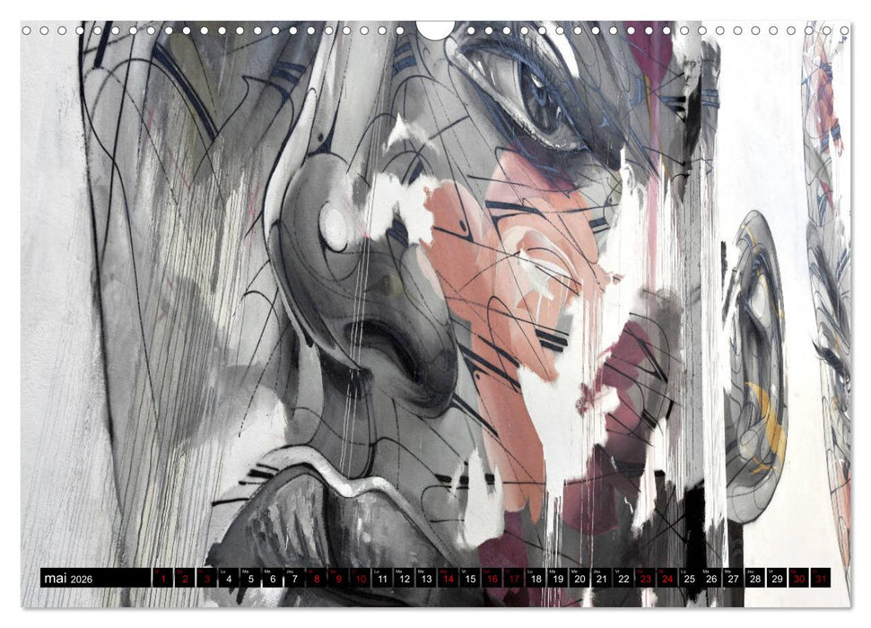 L'art des murs (CALVENDO Calendrier mensuel 2026)