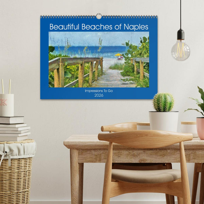 Beautiful Beaches Of Naples (CALVENDO Monthly Calendar 2026)