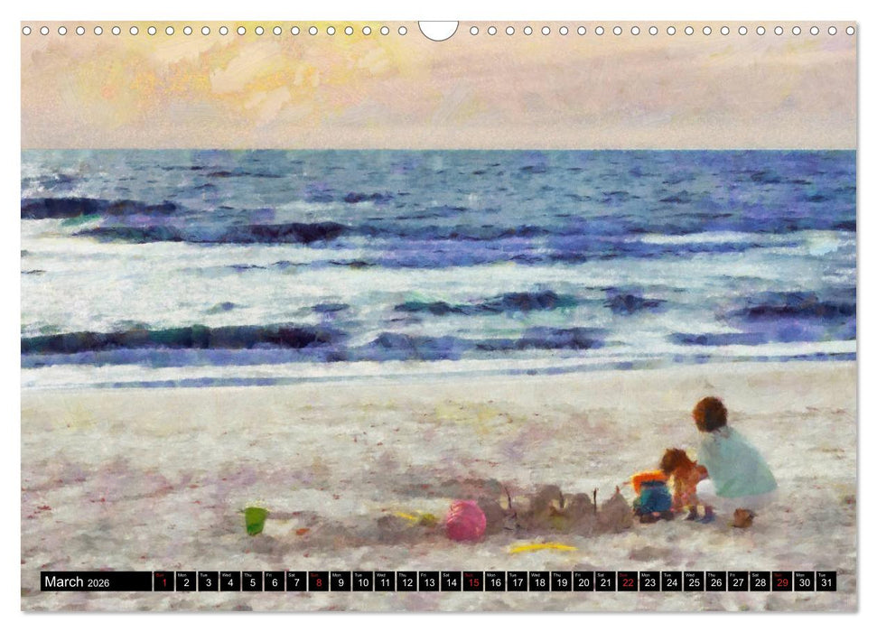 Beautiful Beaches Of Naples (CALVENDO Monthly Calendar 2026)