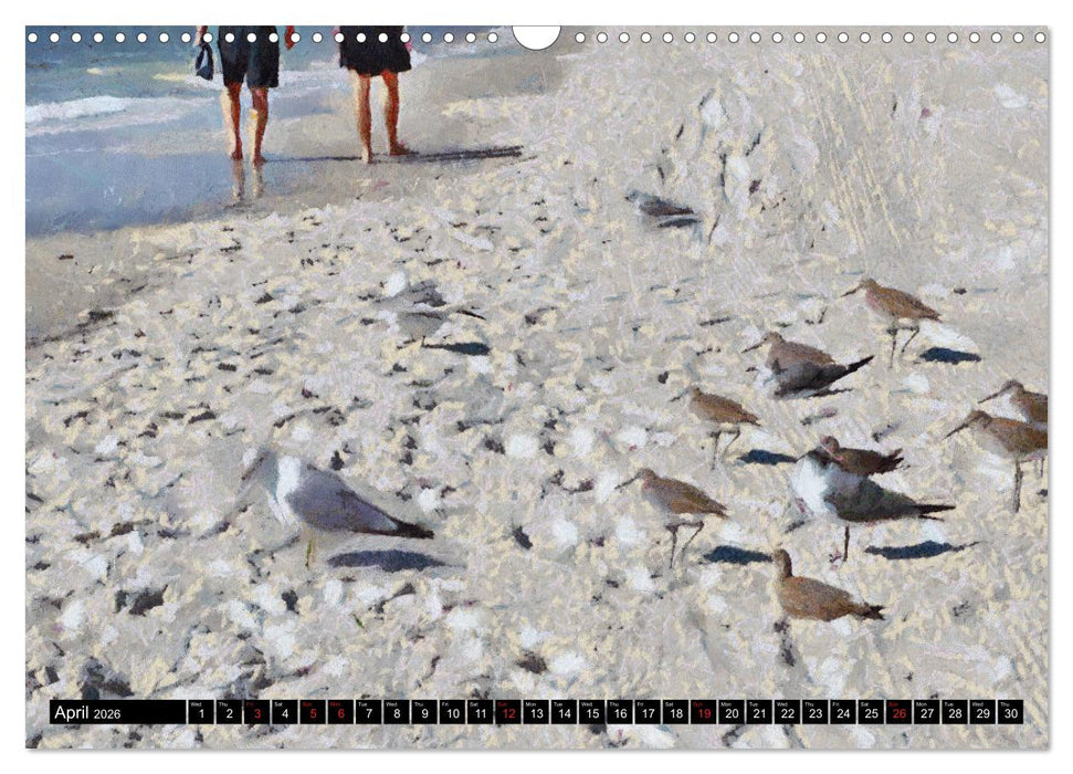 Beautiful Beaches Of Naples (CALVENDO Monthly Calendar 2026)