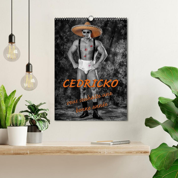 CEDRICKO vous souhaite une bonne année (CALVENDO Calendrier mensuel 2026)