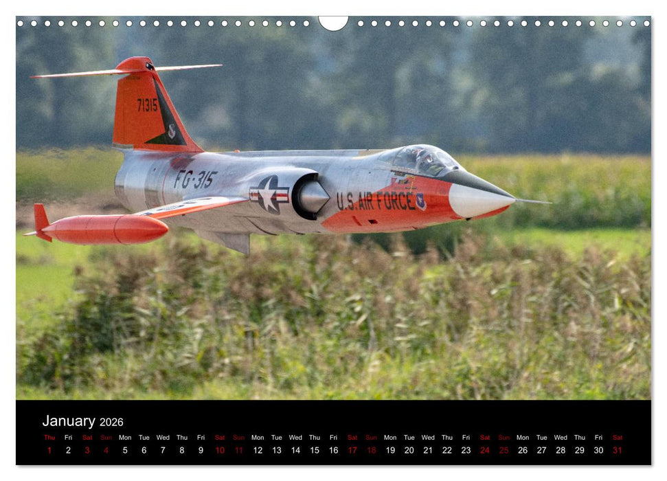 Dream Jets of RC (CALVENDO Monthly Calendar 2026)
