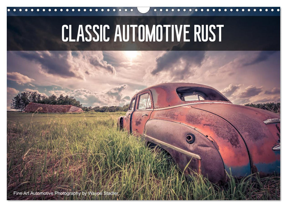 Classic Automotive Rust (CALVENDO Monthly Calendar 2026)