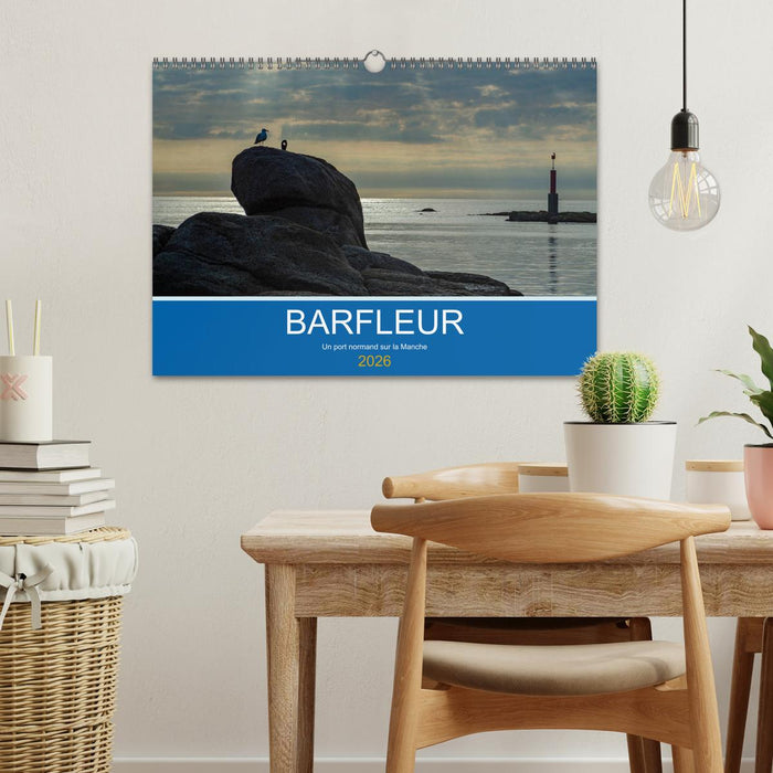 Barfleur Un port normand sur la Manche (CALVENDO Calendrier mensuel 2026)