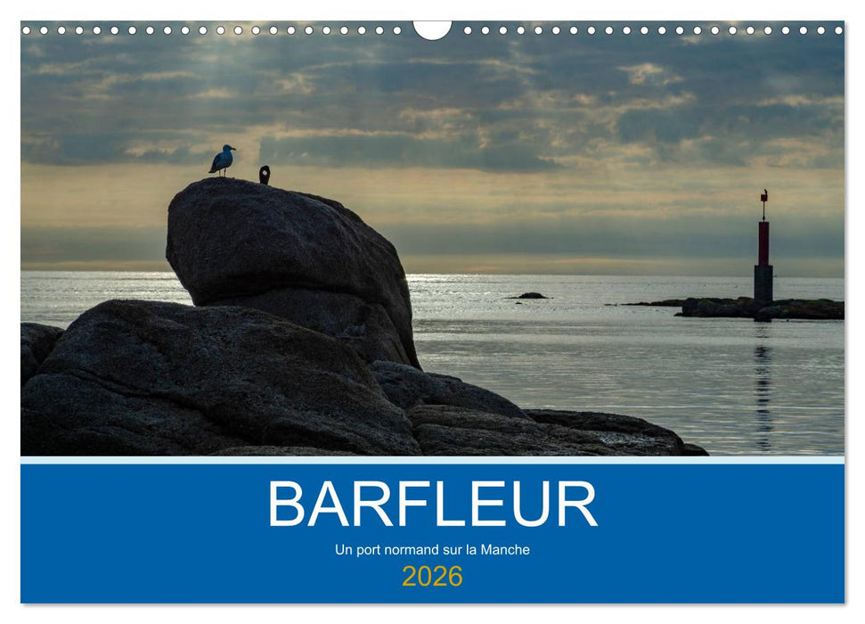 Barfleur Un port normand sur la Manche (CALVENDO Calendrier mensuel 2026)