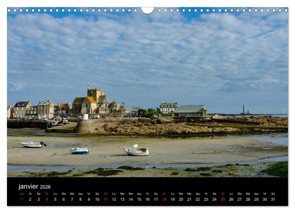 Barfleur Un port normand sur la Manche (CALVENDO Calendrier mensuel 2026)