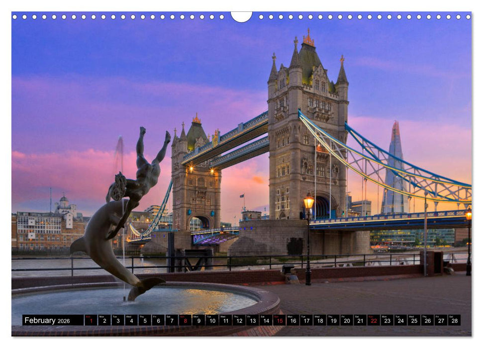 Landmarks of London (CALVENDO Monthly Calendar 2026)
