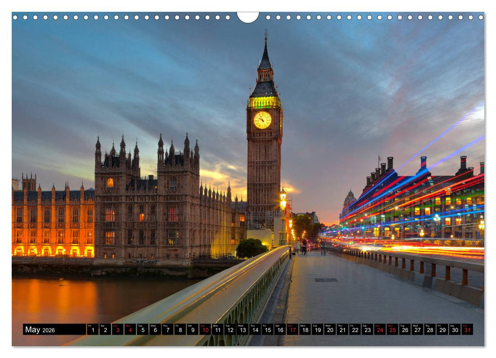 Landmarks of London (CALVENDO Monthly Calendar 2026)