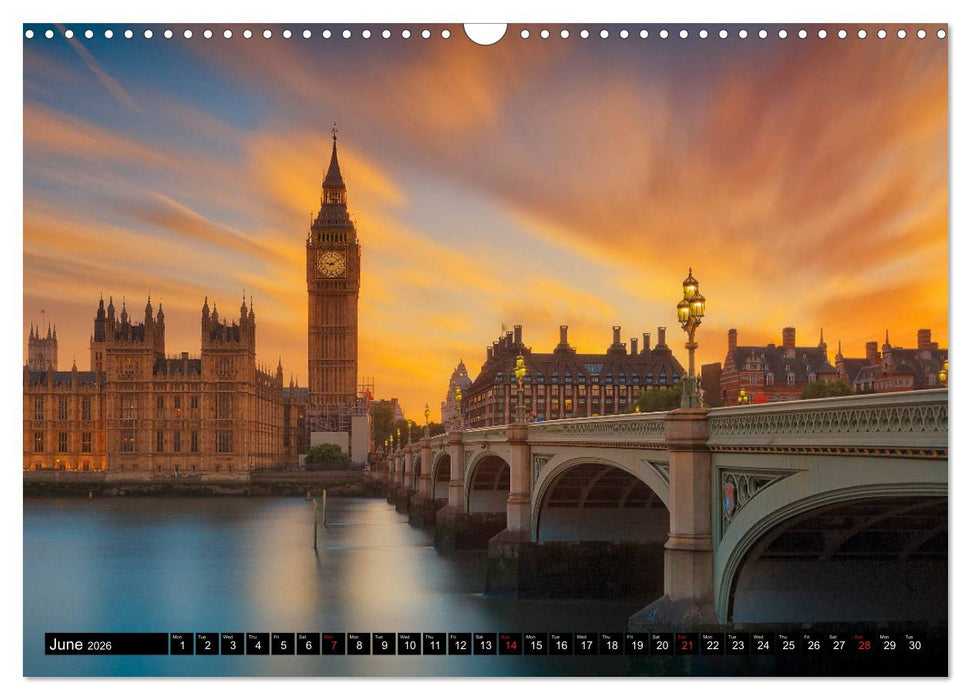 Landmarks of London (CALVENDO Monthly Calendar 2026)