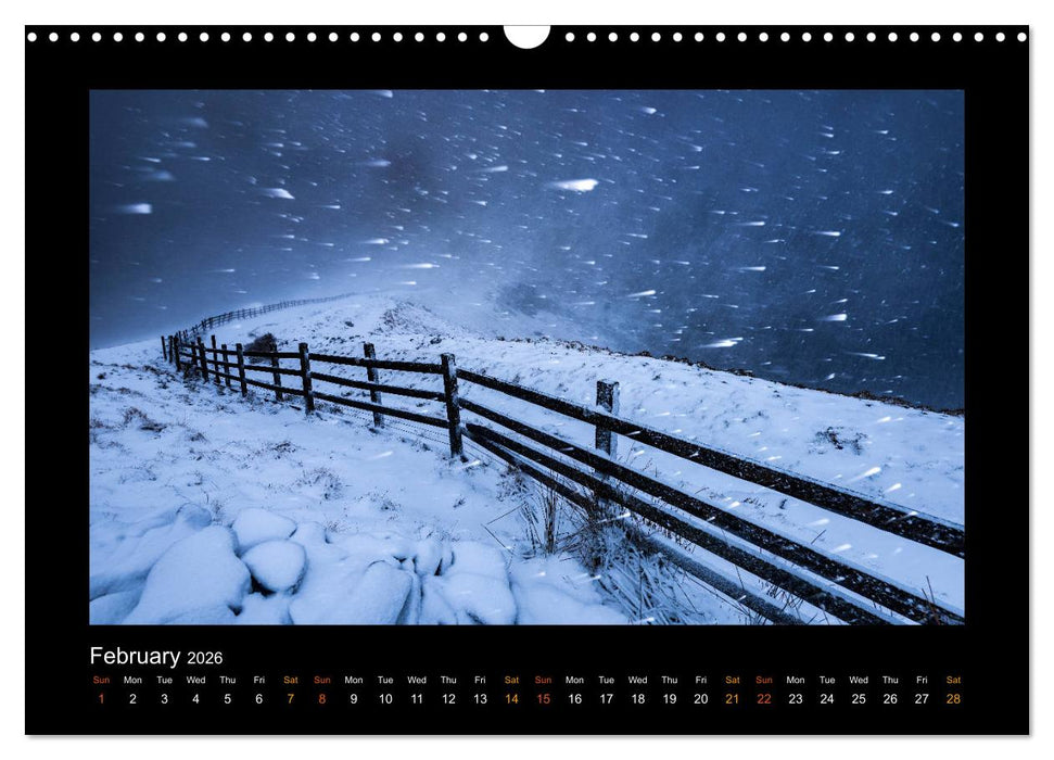 The Changing Seasons of the Peak District (CALVENDO Monthly Calendar 2026)