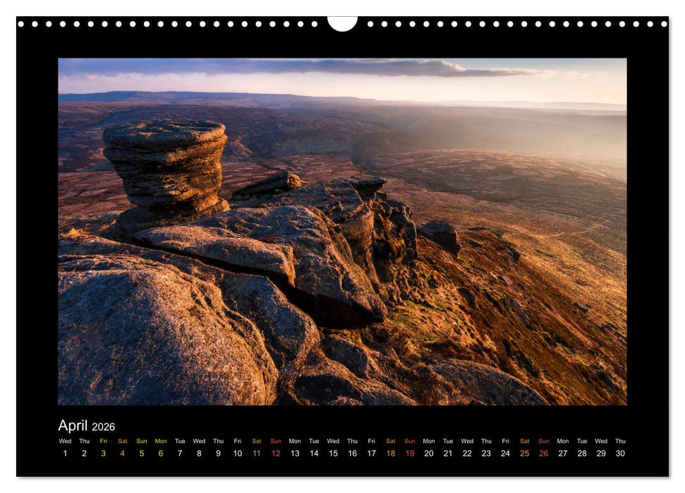 The Changing Seasons of the Peak District (CALVENDO Monthly Calendar 2026)